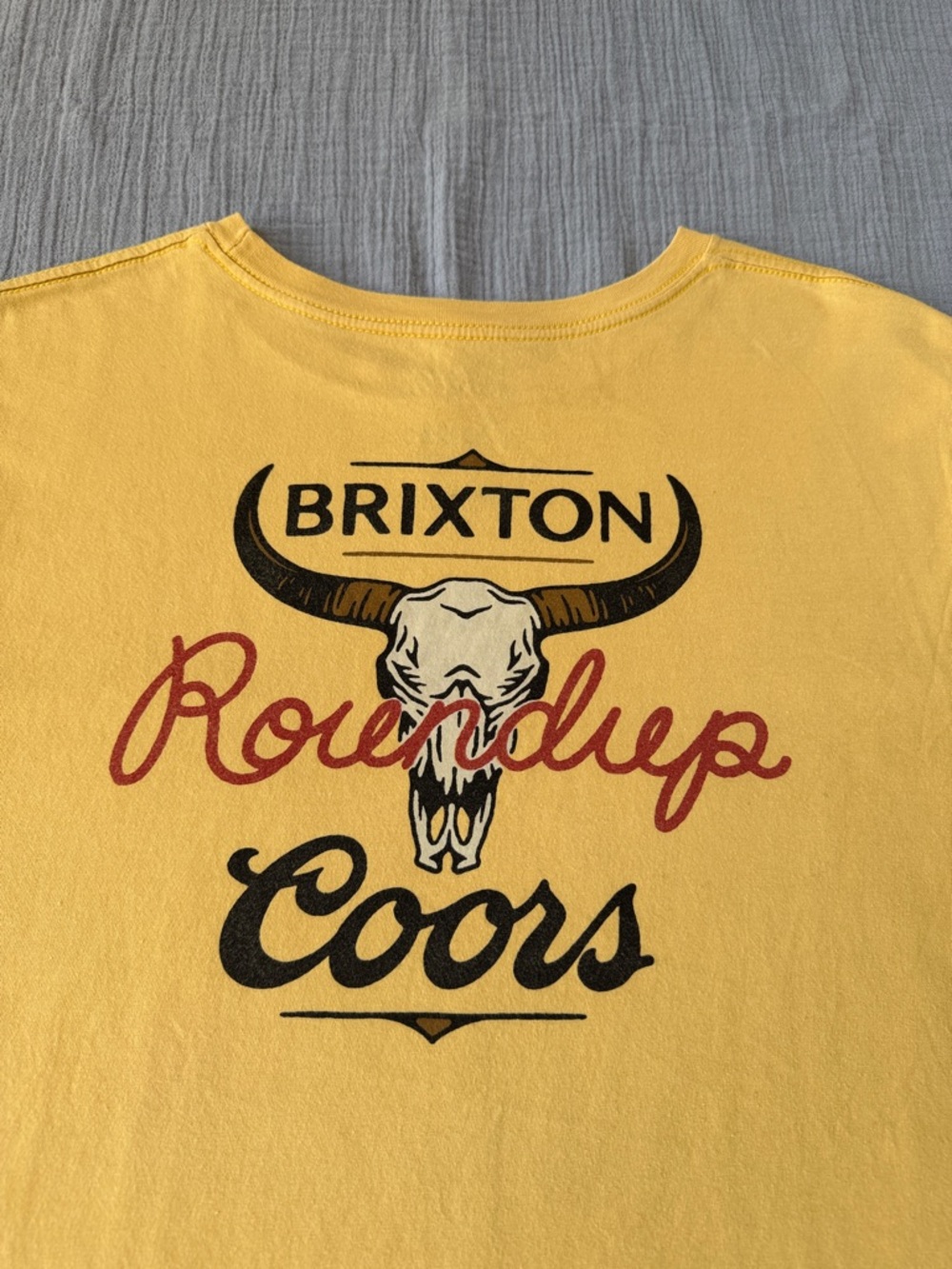 Brixton Short-Sleeve Coors Caleb Tee-100% Organic Cotton